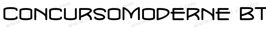 ConcursoModerne BTN Oblique字体转换